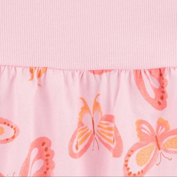 Carter’s Just One You- Size 3 pink romper with butterflies - Picture 2 of 5